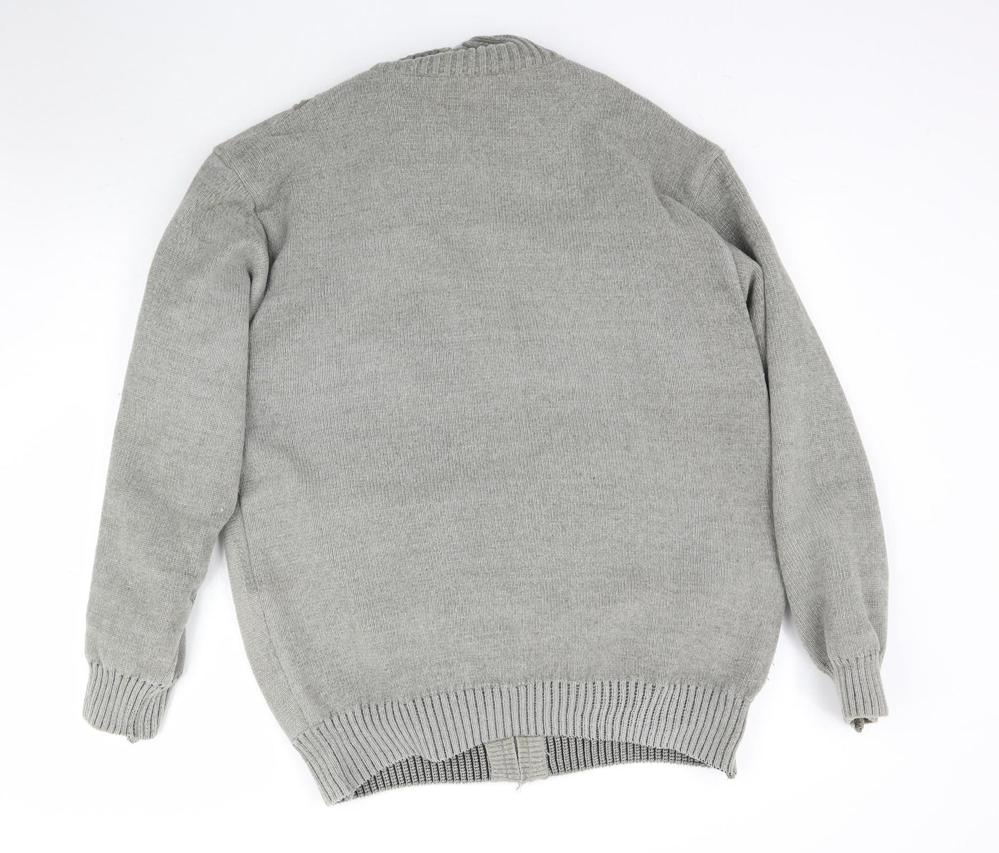 Charles Norton Womens Grey  Knit Cardigan Jumper Size L