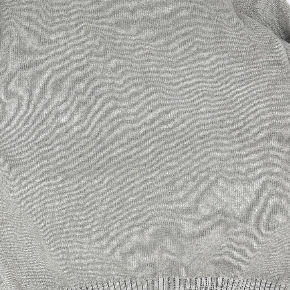 Charles Norton Womens Grey  Knit Cardigan Jumper Size L