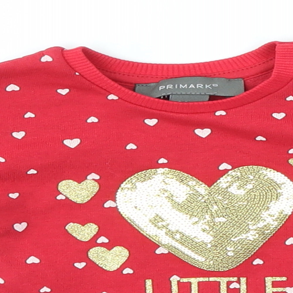 Primark Baby Red   Pullover Jumper Size 0-3 Months