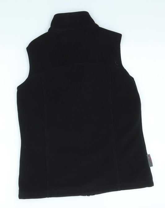 Mountain Life Womens Black   Full Zip Jumper Size 8