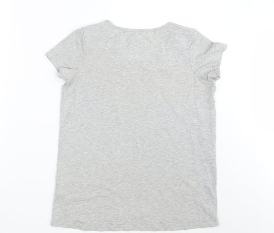 NEXT Womens Grey   Basic T-Shirt Size 12  - Nightwear