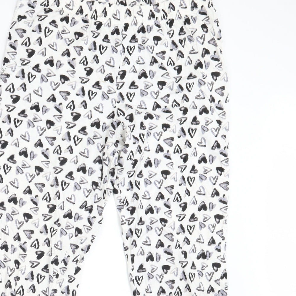NEXT Womens White   Sweatpants Trousers Size M L28 in