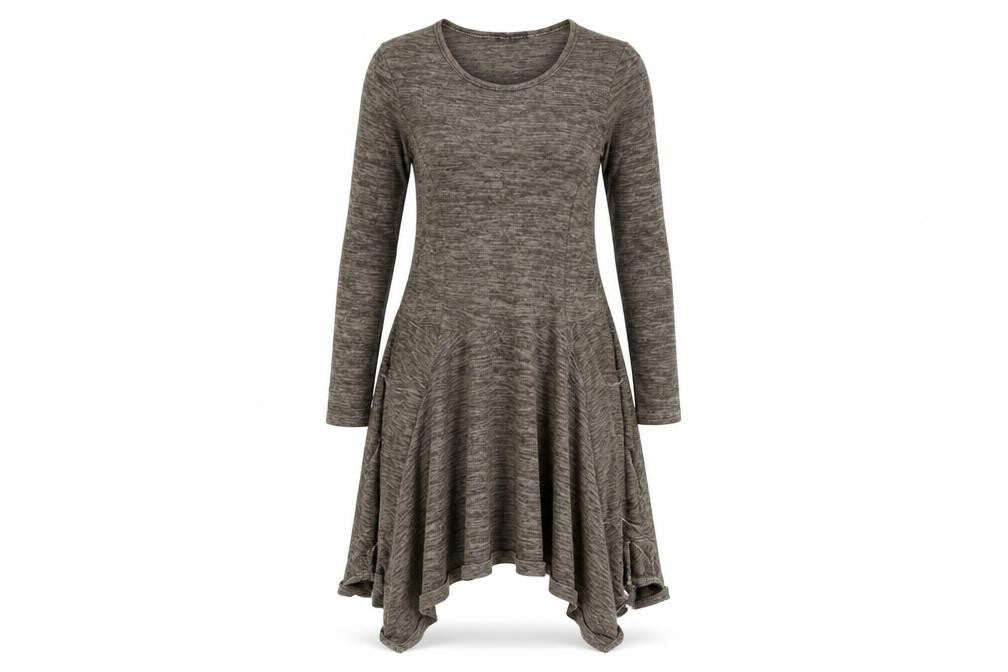 Made in Italy Womens Brown   T-Shirt Dress  One Size