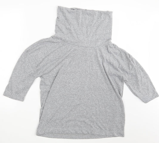 M&S Womens Grey   Pullover Sweatshirt Size 14