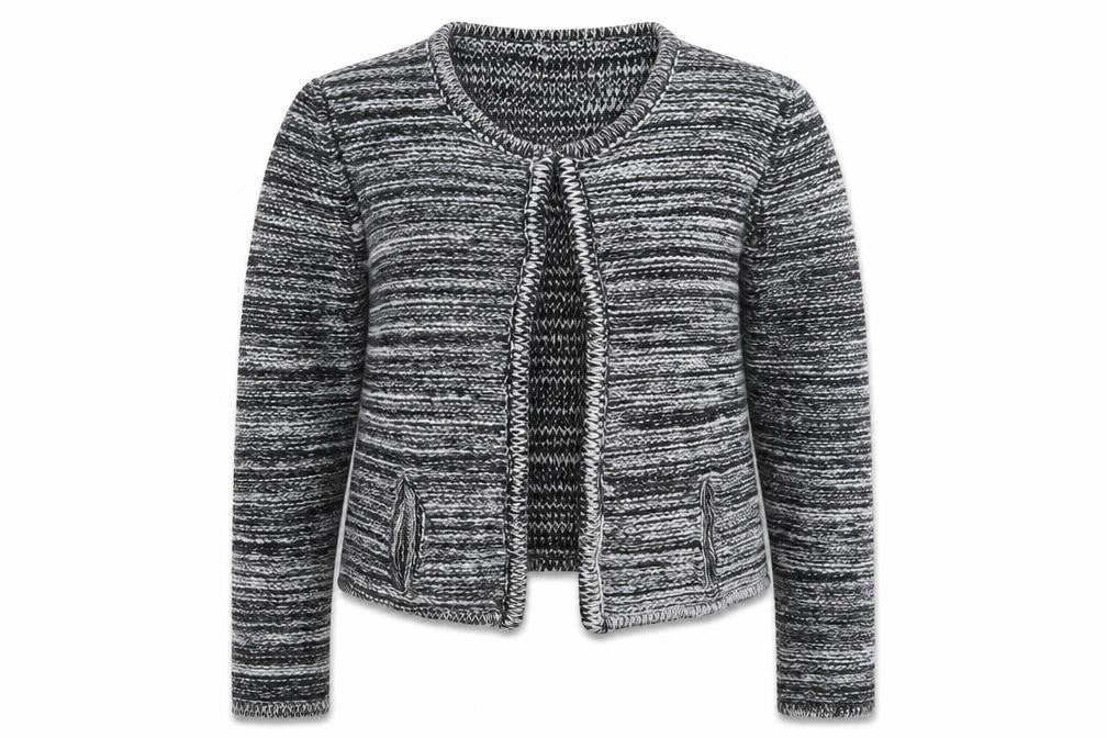 i-ZEN Womens Black   Cardigan Jumper One Size