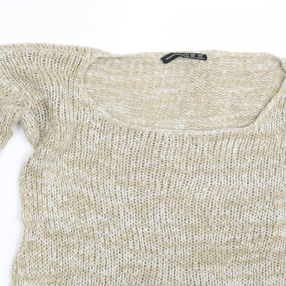Atmosphere Womens Beige   Pullover Jumper Size 8