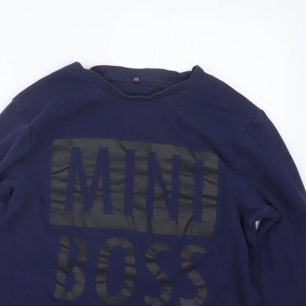 George Boys Blue   Basic T-Shirt Size 13-14 Years