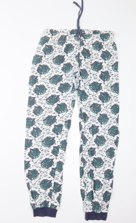 Love to Lounge Womens Blue Geometric  Capri Pyjama Pants Size 6  - Harry Potter