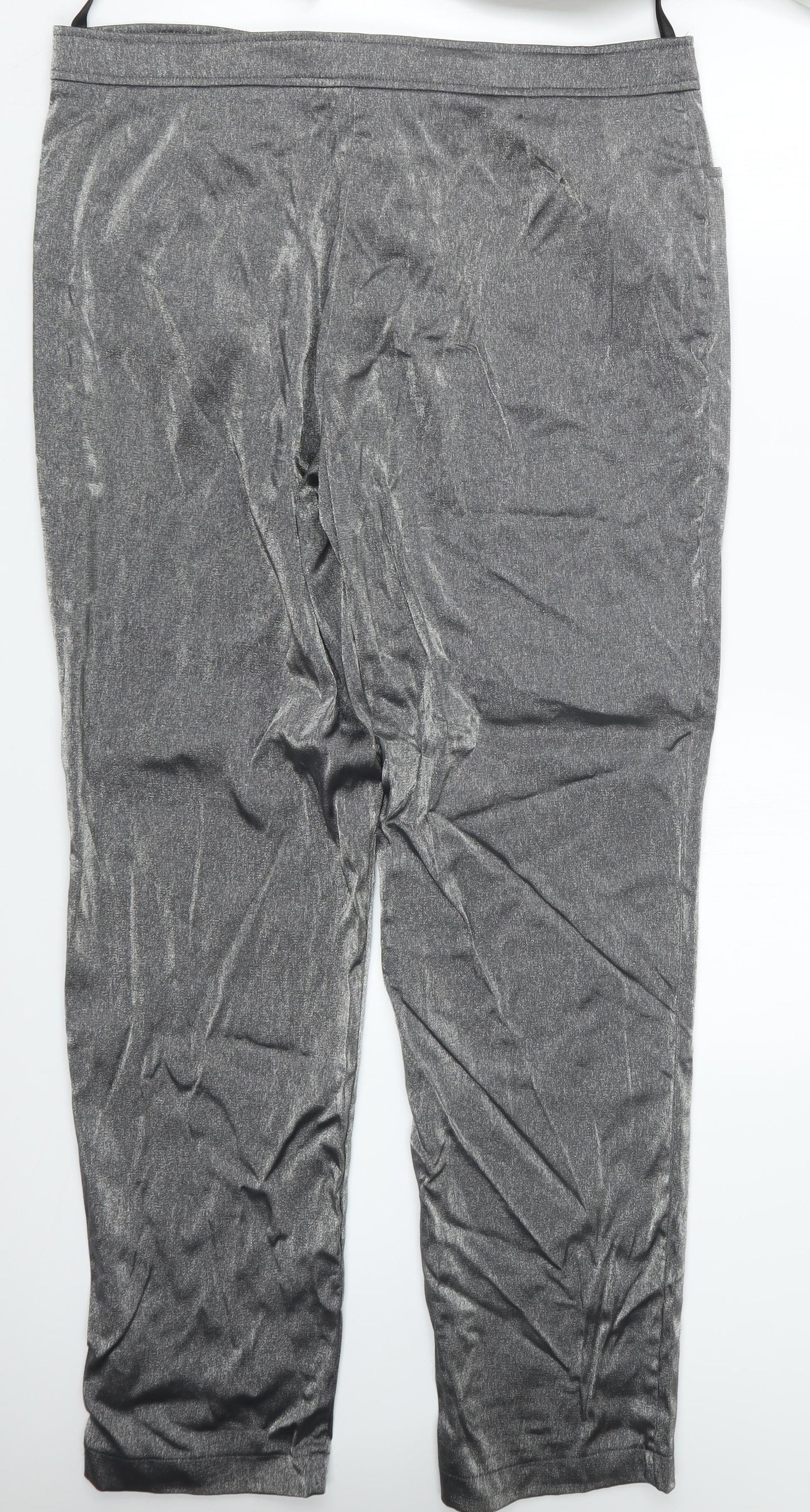 Preworn Womens Silver   Trousers  Size 36 in L30 in