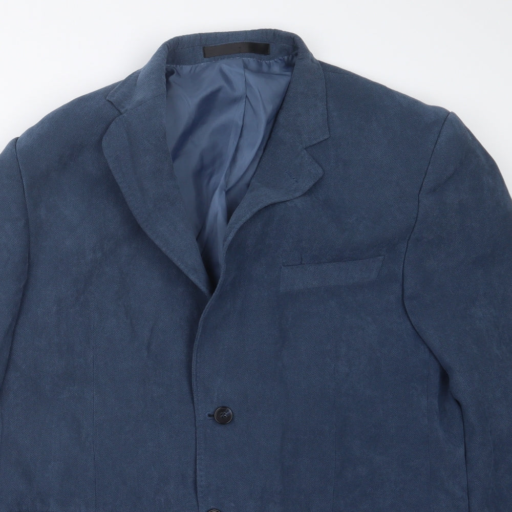 Marks and Spencer Mens Blue   Jacket Suit Jacket Size 42