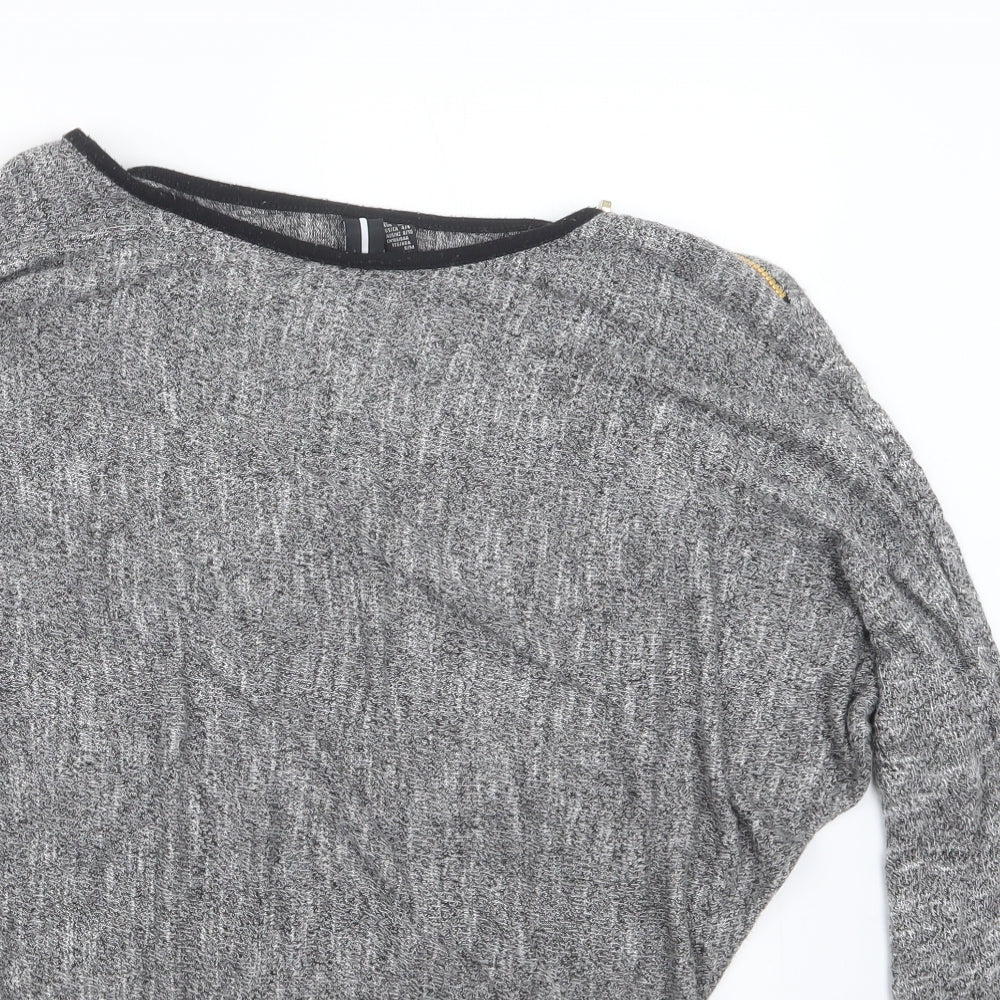 Izabel London  Womens Grey   Pullover Jumper Size 8