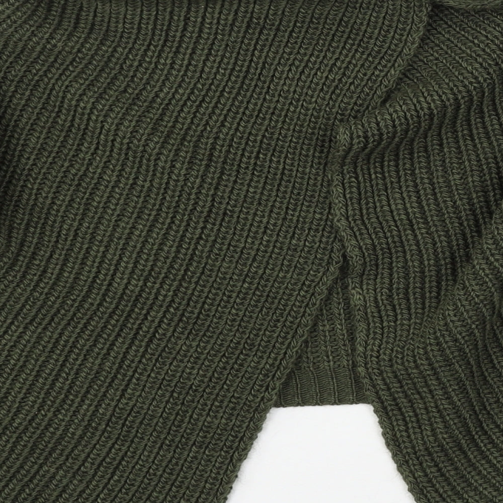 Misspap Womens Green  Knit Pullover Jumper Size S