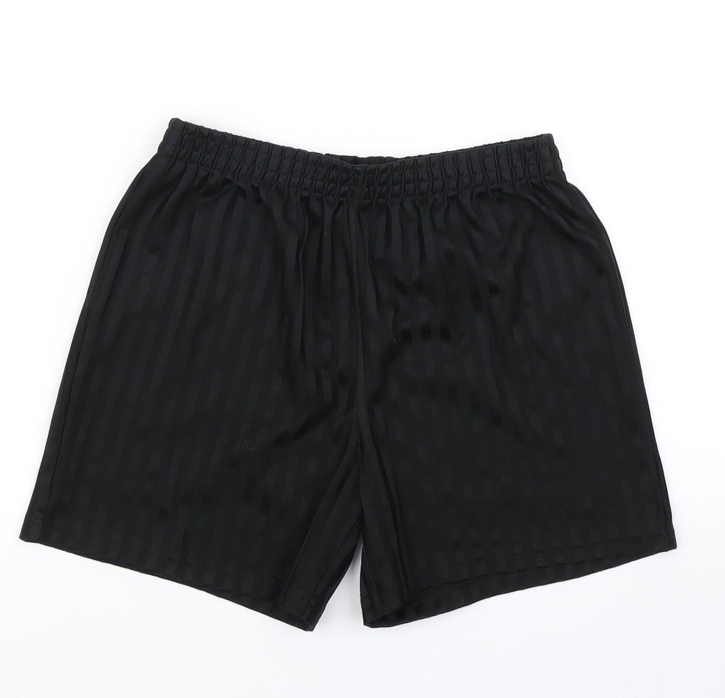 George Boys Black Striped  Sweat Shorts Size 9-10 Years