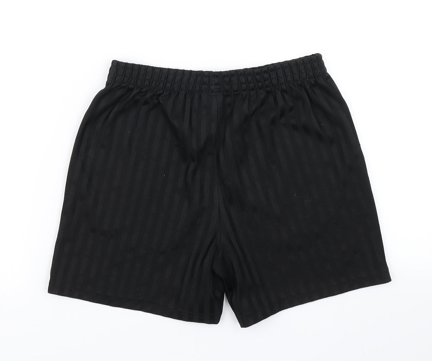 George Boys Black Striped  Sweat Shorts Size 9-10 Years