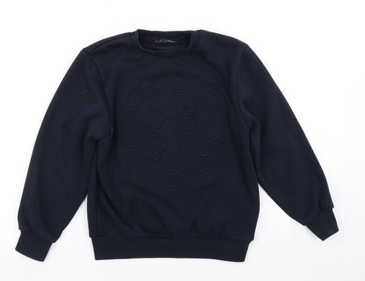 NEXT Boys Blue   Pullover Sweatshirt Size 9 Years