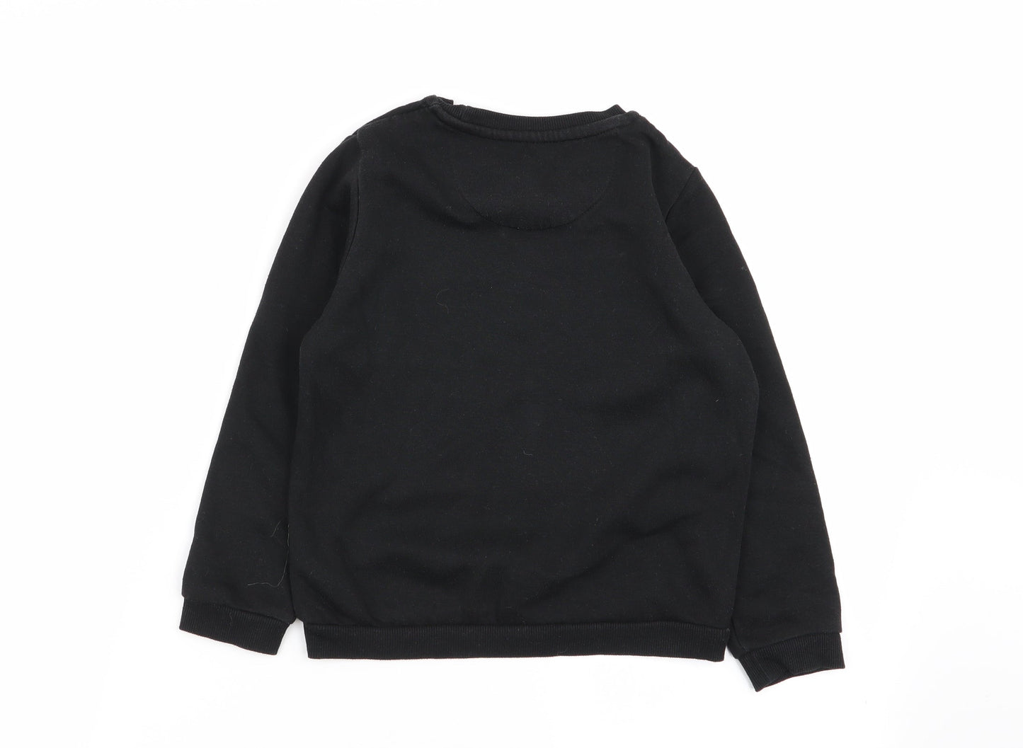 Primark Girls Black   Pullover Jumper Size 6-7 Years