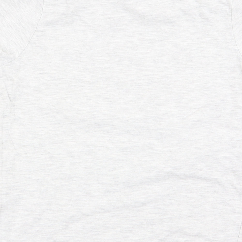 little kids Boys Grey   Basic T-Shirt Size 6-7 Years