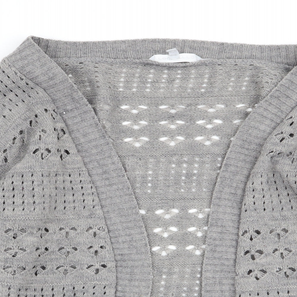 Red Herring Womens Grey   Cardigan Jumper Size 10