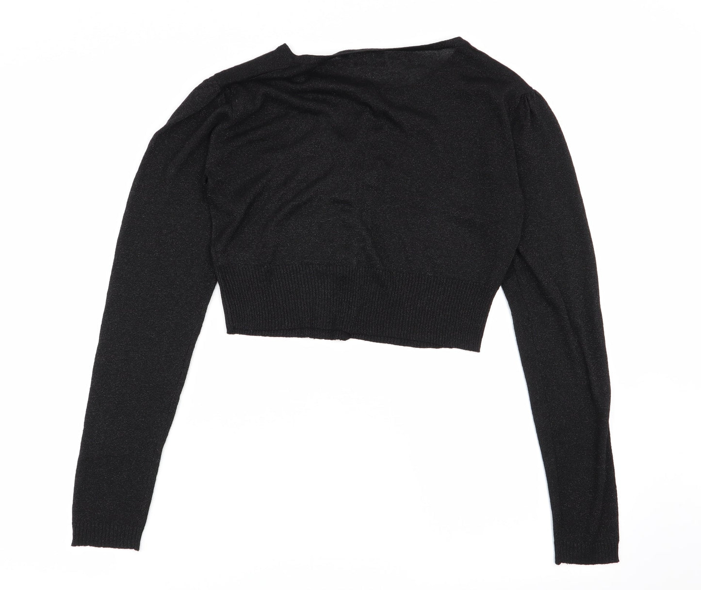 initial Womens Black   Cardigan Jumper Size M