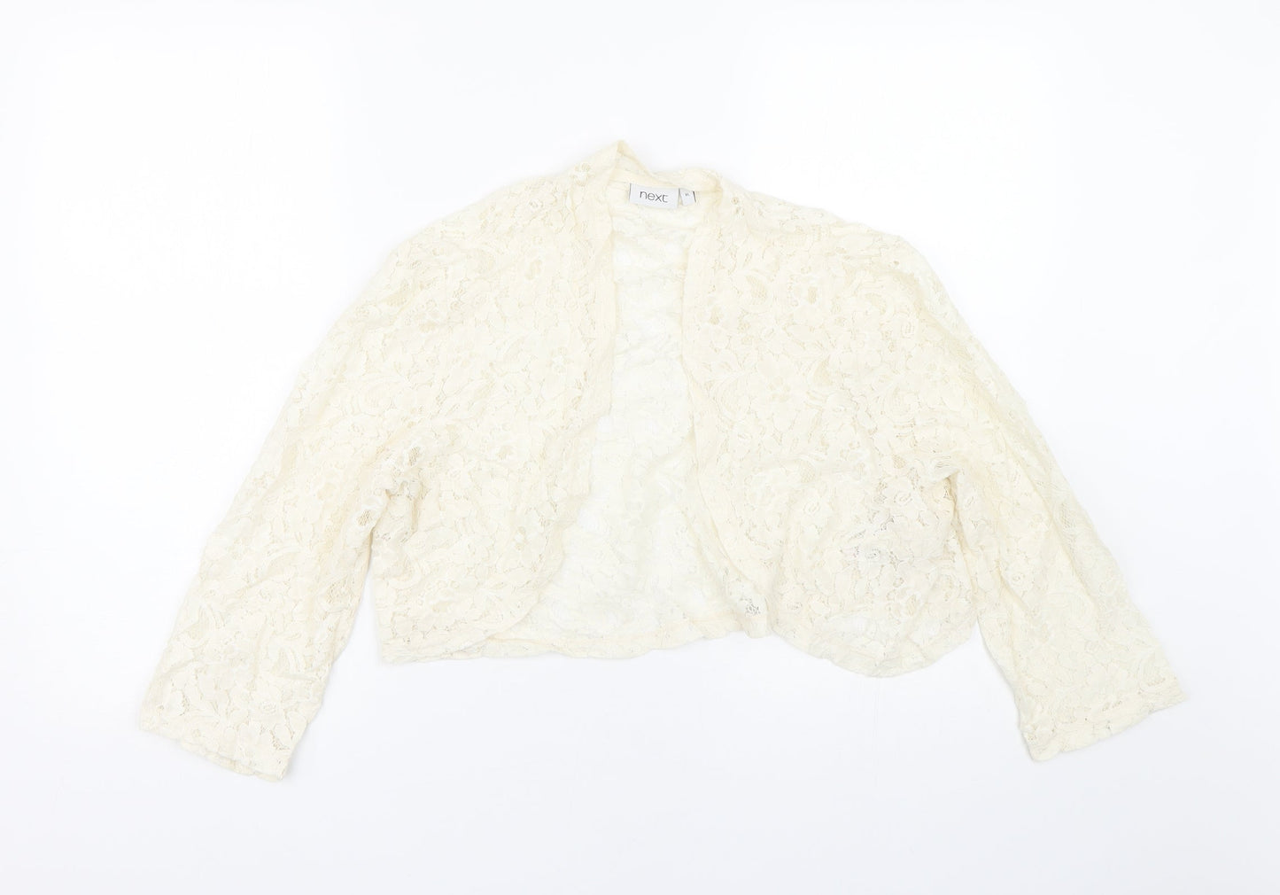 NEXT Womens Beige Floral  Cape Jumper Size XL