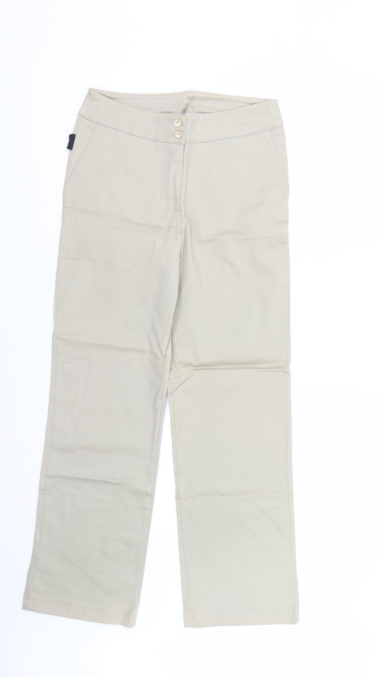 Moose Golf Womens Beige   Chino Trousers Size 29 L28 in