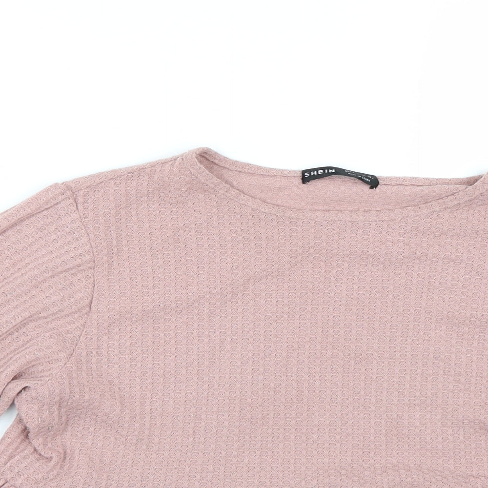 Shien Womens Pink   Basic T-Shirt Size S