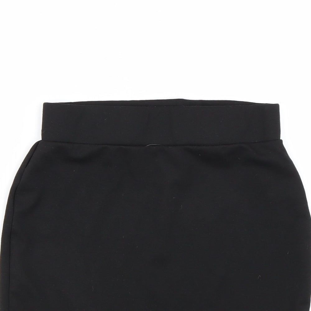 George Girls Black   Mini Skirt Size 10-11 Years