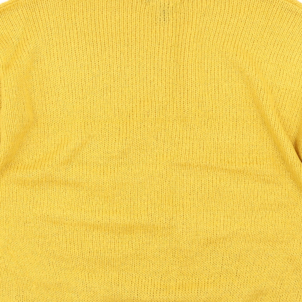 New Look Womens Yellow   Pullover Jumper Size L