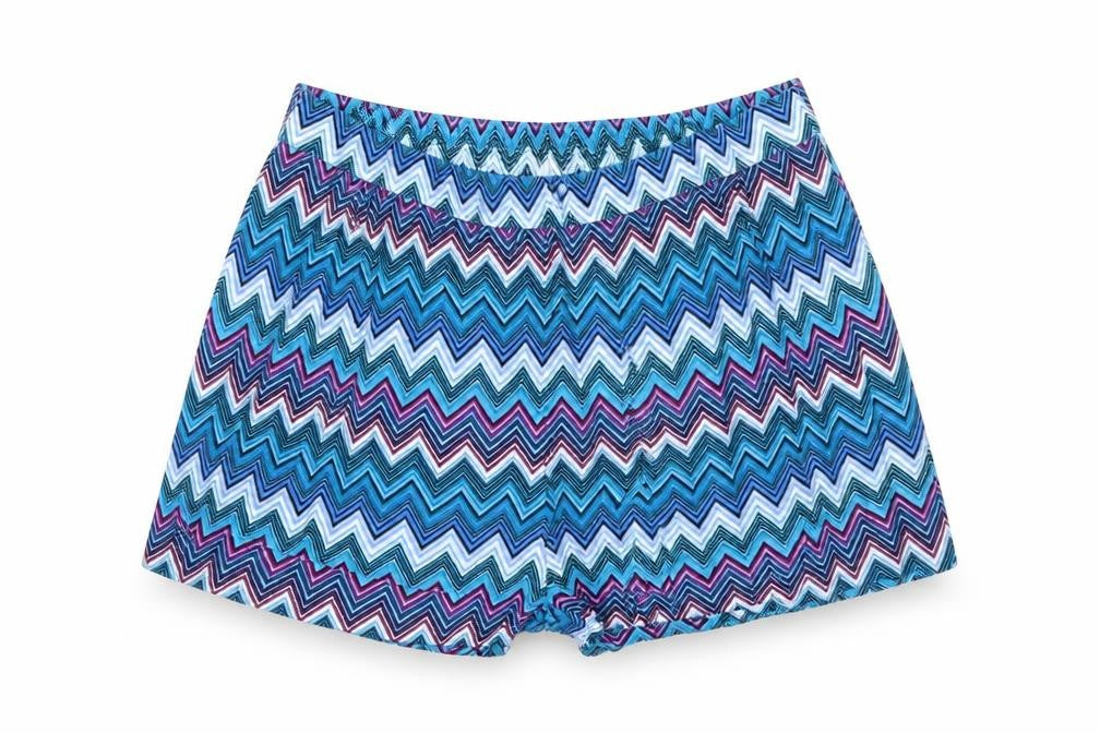 H&M Womens Blue Striped  Sailor Shorts Size 8