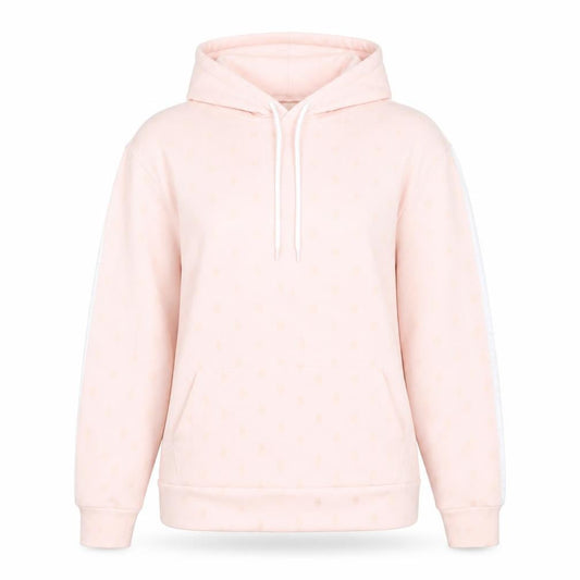 Preworn Womens Pink Polka Dot  Pullover Hoodie Size M
