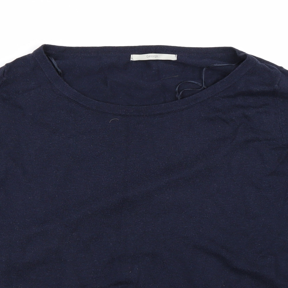 George Womens Blue   Pullover Jumper Size 14