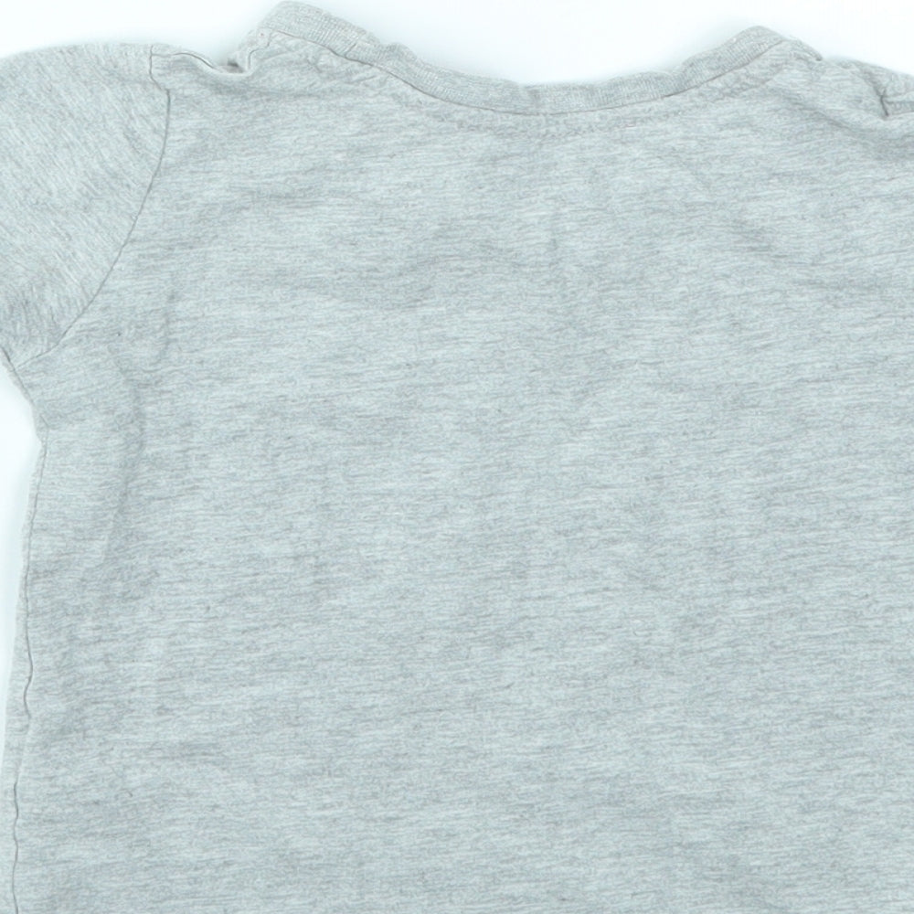 Primark Boys Grey Geometric  Basic T-Shirt Size 12-18 Months