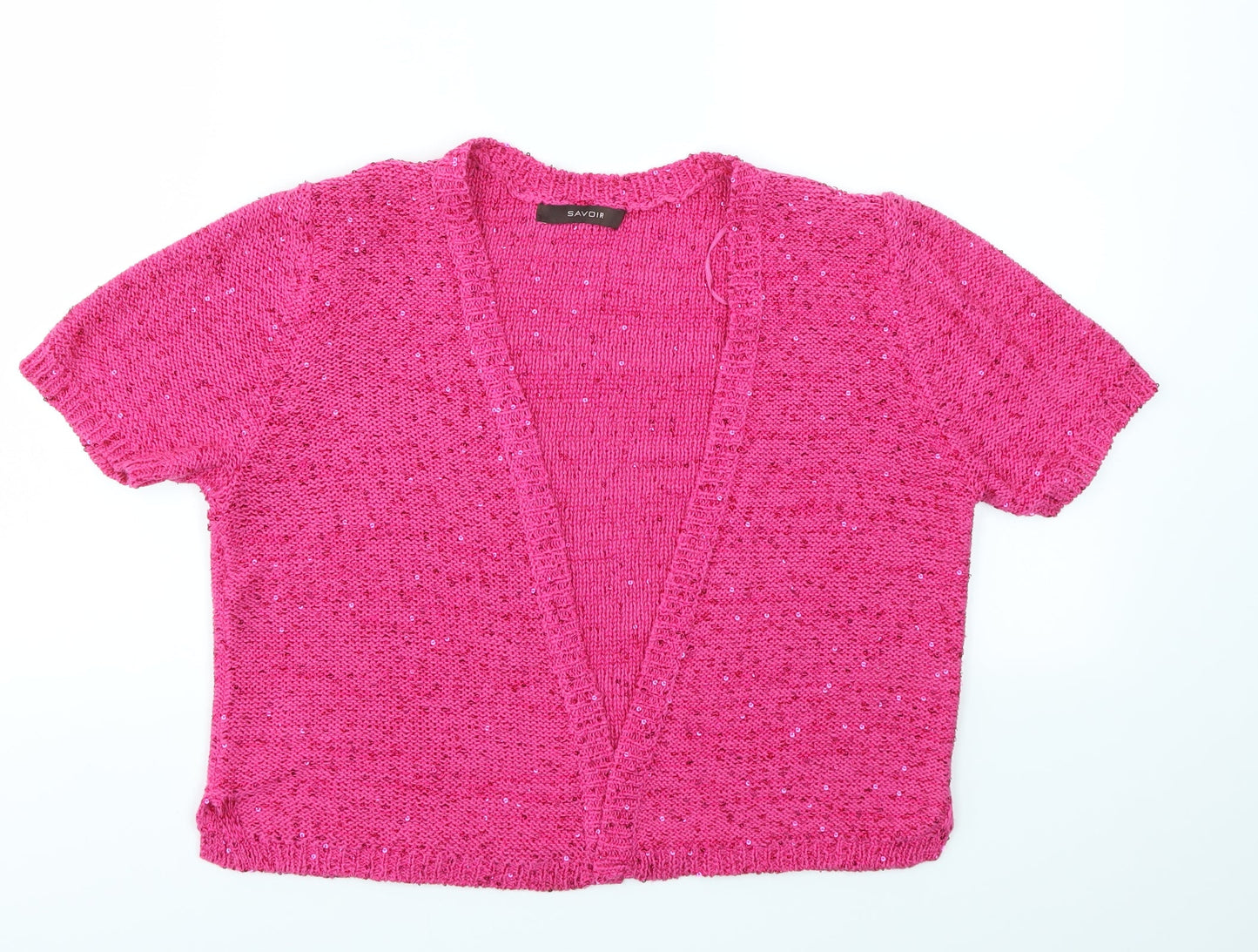 Savoir Womens Pink   Cardigan Jumper Size 12