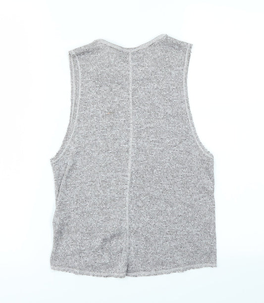 Topshop Womens Grey   Basic T-Shirt Size 6