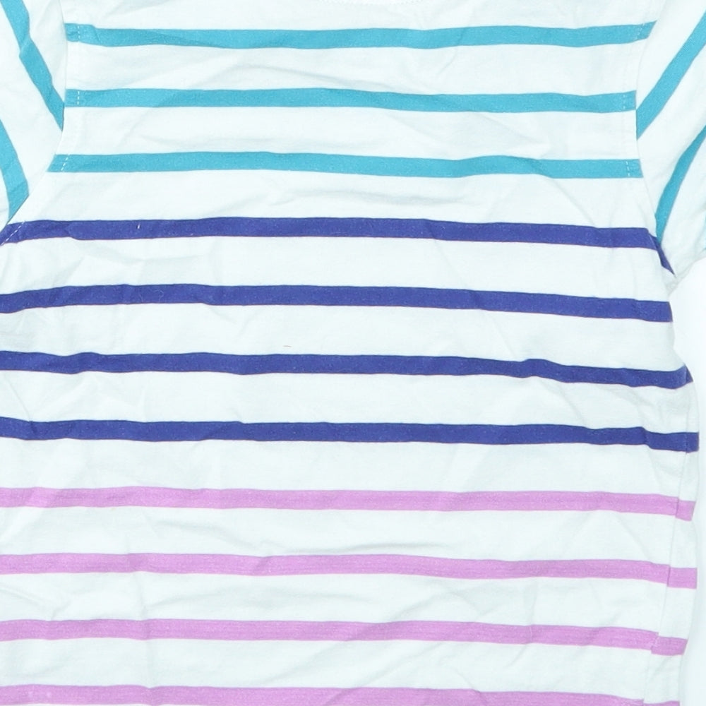 George Boys Multicoloured Striped  Basic T-Shirt Size 5-6 Years