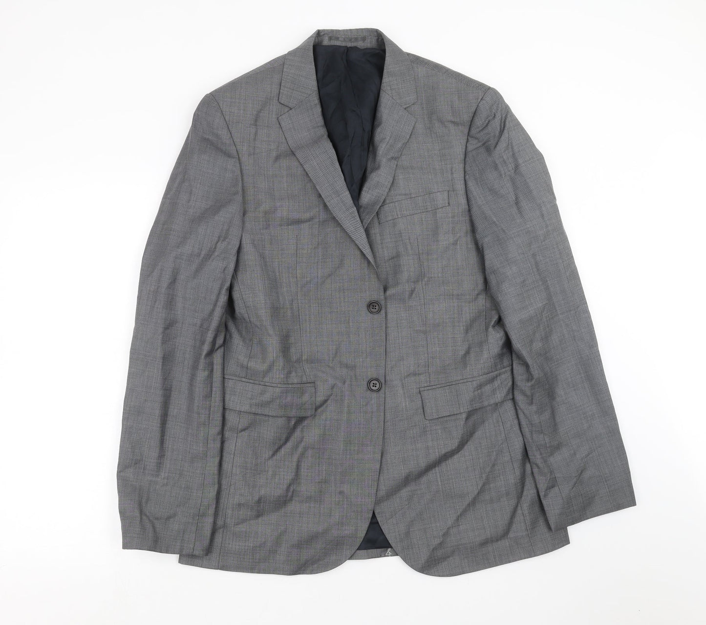 Preworn Mens Grey   Jacket Suit Jacket Size 40