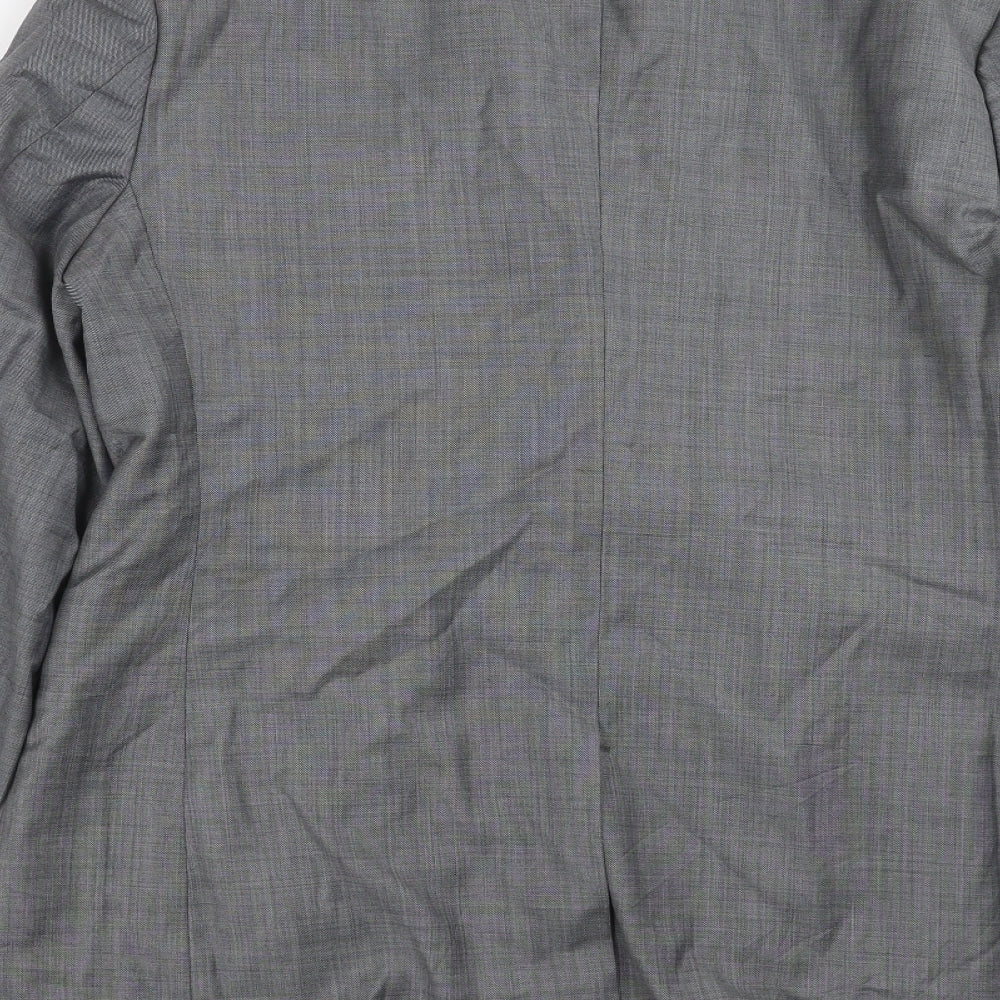 Preworn Mens Grey   Jacket Suit Jacket Size 40