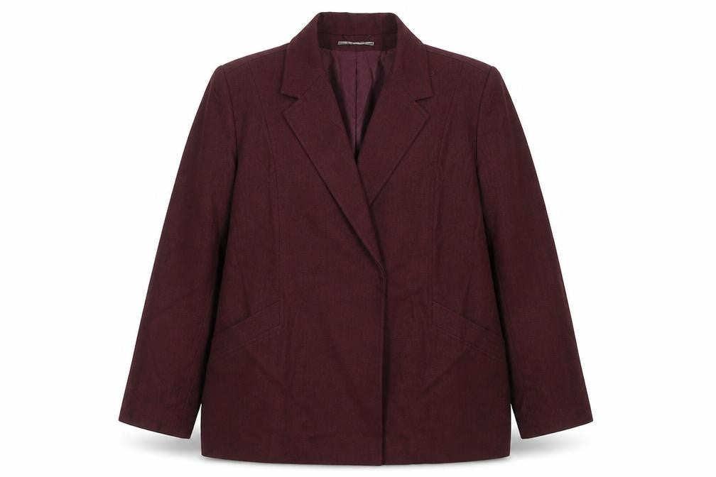 The Pearl Collection Womens Purple   Jacket Suit Jacket Size 16