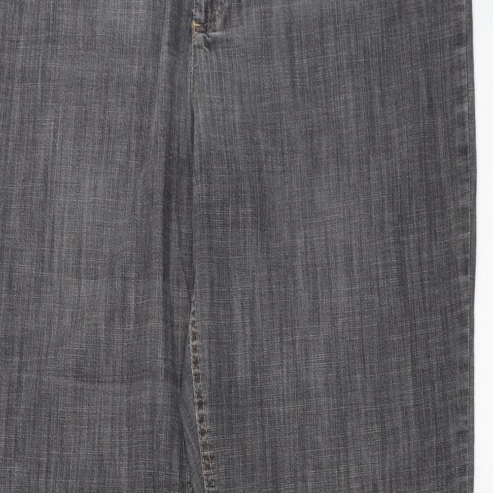 Marks and Spencer Womens Grey  Denim Bootcut Jeans Size 38 in L30 in