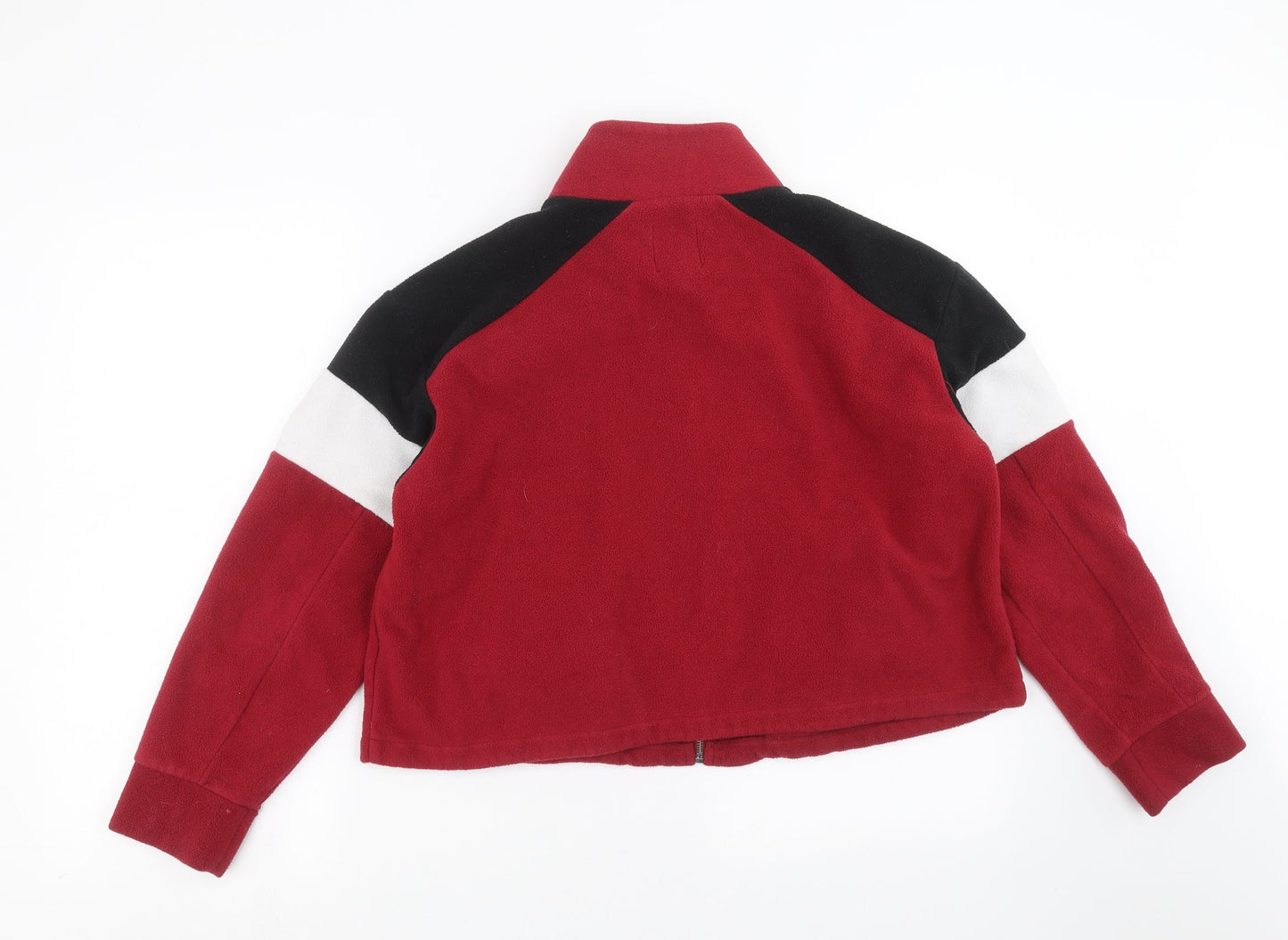 New Look Womens Red   Full Zip Jumper Size 16
