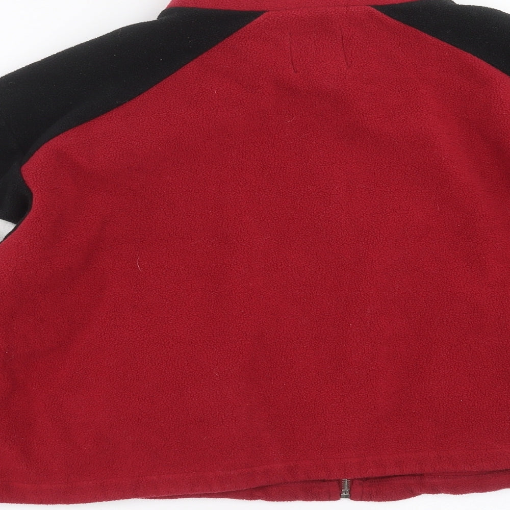 New Look Womens Red   Full Zip Jumper Size 16