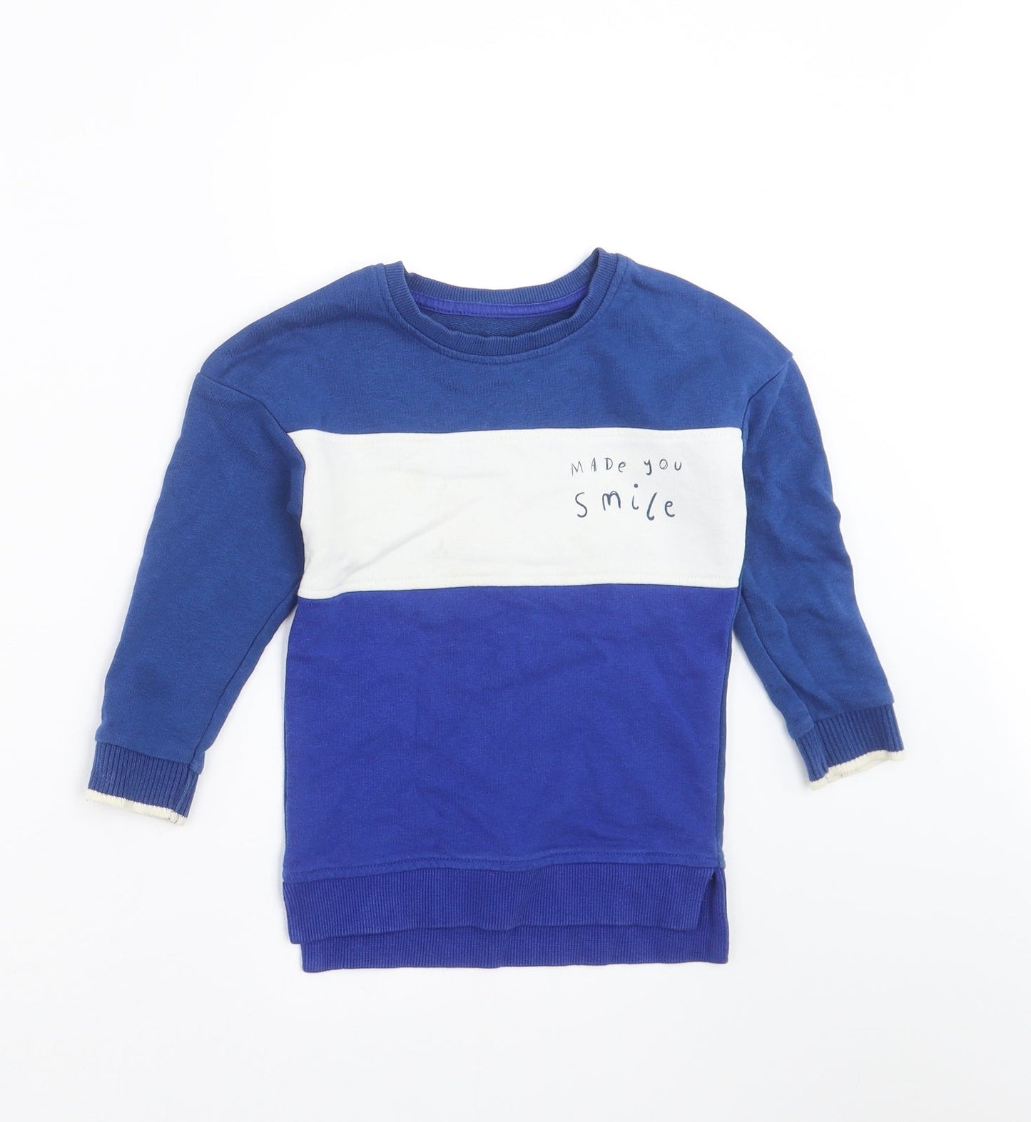 George Boys Blue   Pullover Sweatshirt Size 2-3 Years  - made you smile