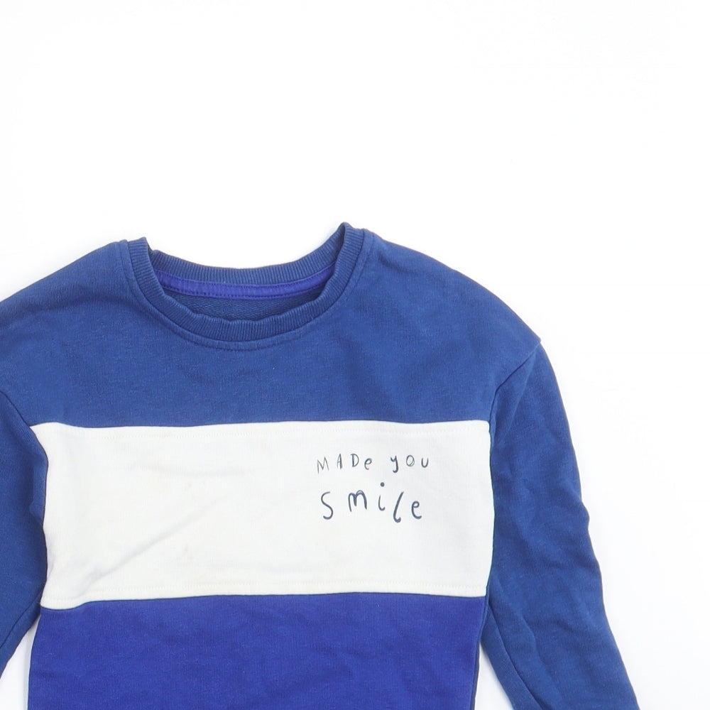 George Boys Blue   Pullover Sweatshirt Size 2-3 Years  - made you smile