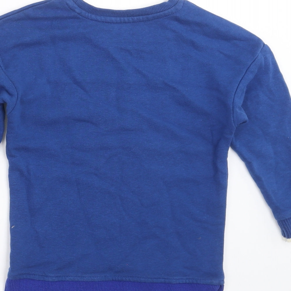 George Boys Blue   Pullover Sweatshirt Size 2-3 Years  - made you smile