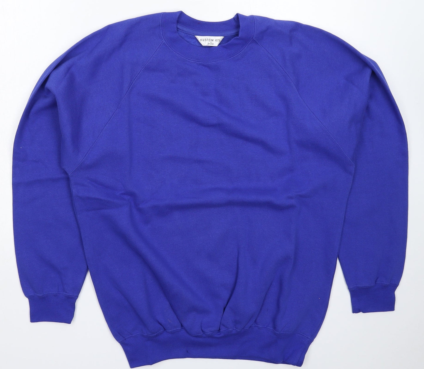 Kustom Kit Mens Blue   Pullover Sweatshirt Size S