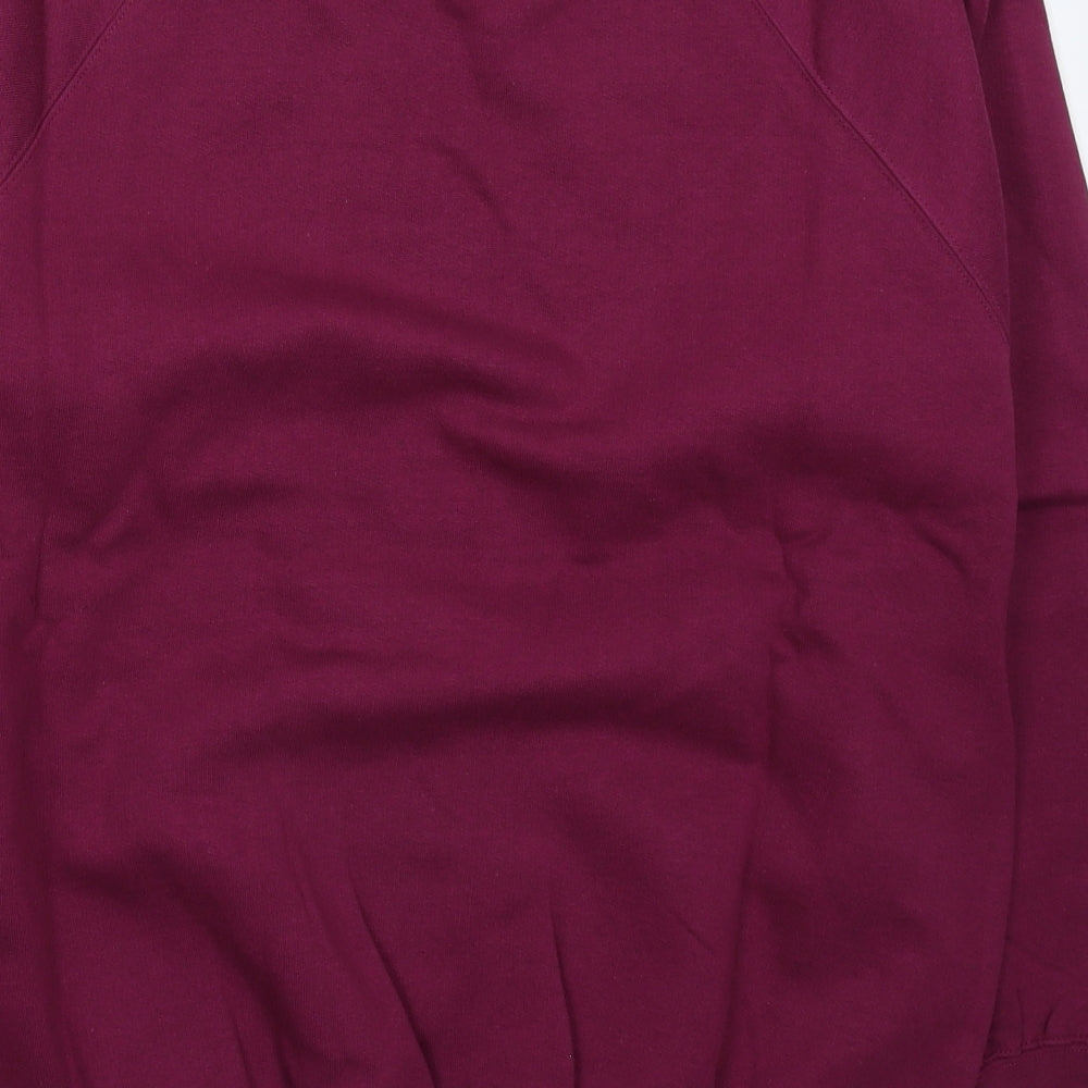 Kustom Kit Mens Purple   Pullover Sweatshirt Size S
