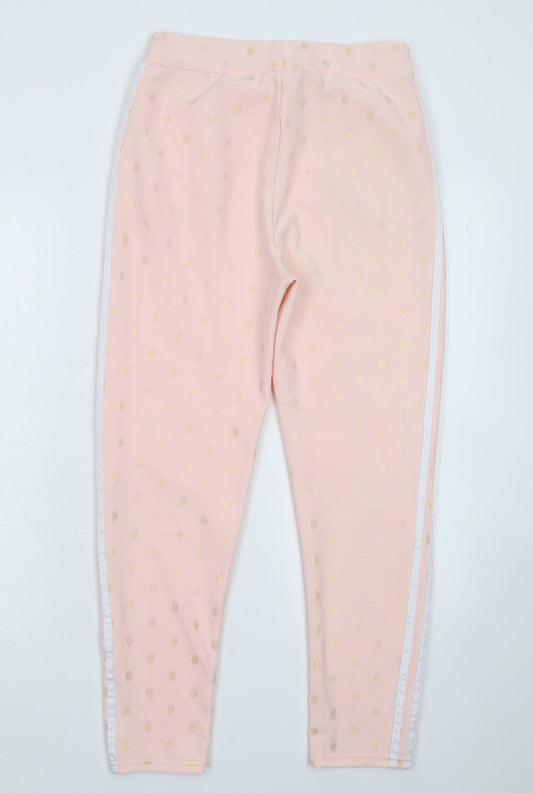 Preworn Womens Pink Striped  Trousers  Size M L25 in