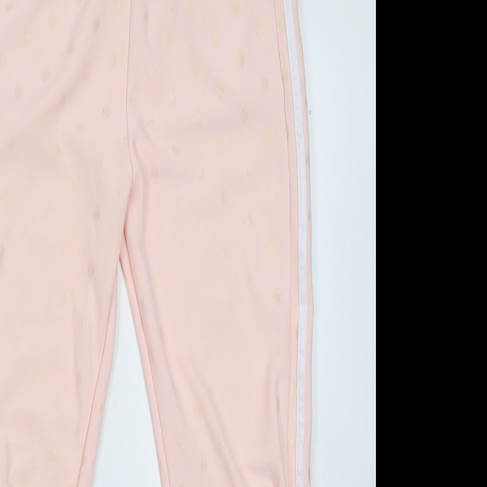 Preworn Womens Pink Striped  Trousers  Size M L25 in