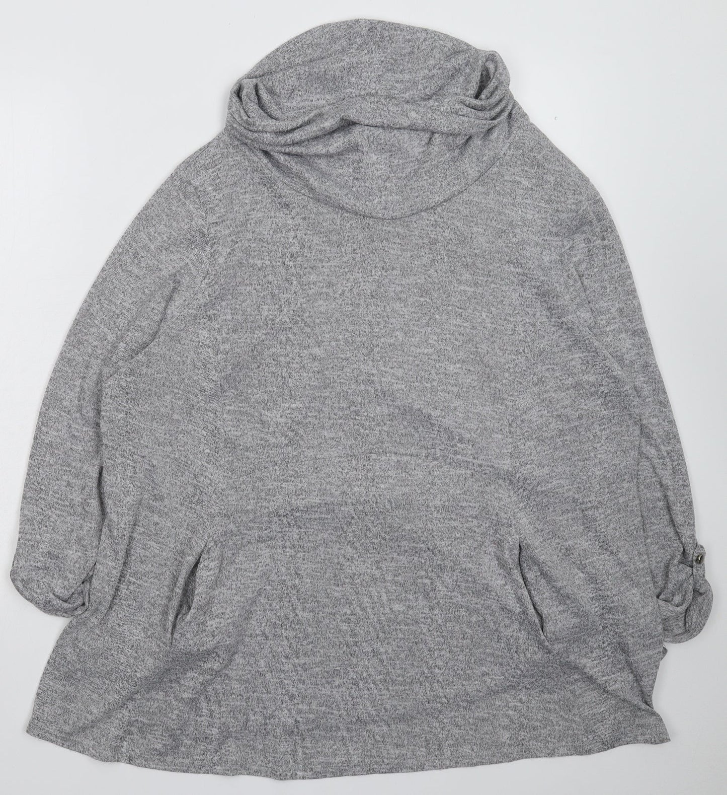 Principles Womens Grey  Knit Pullover Jumper Size 12