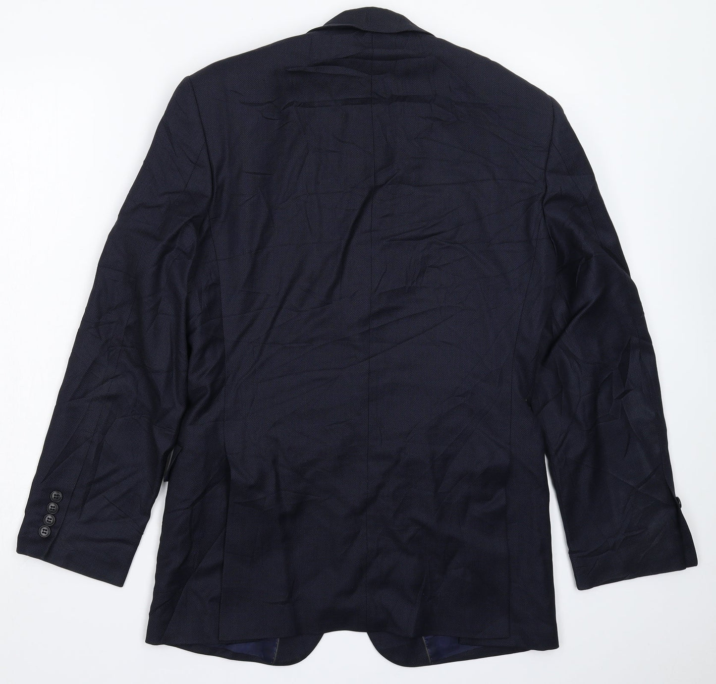 John Lewis Mens Blue   Jacket Suit Jacket Size 36